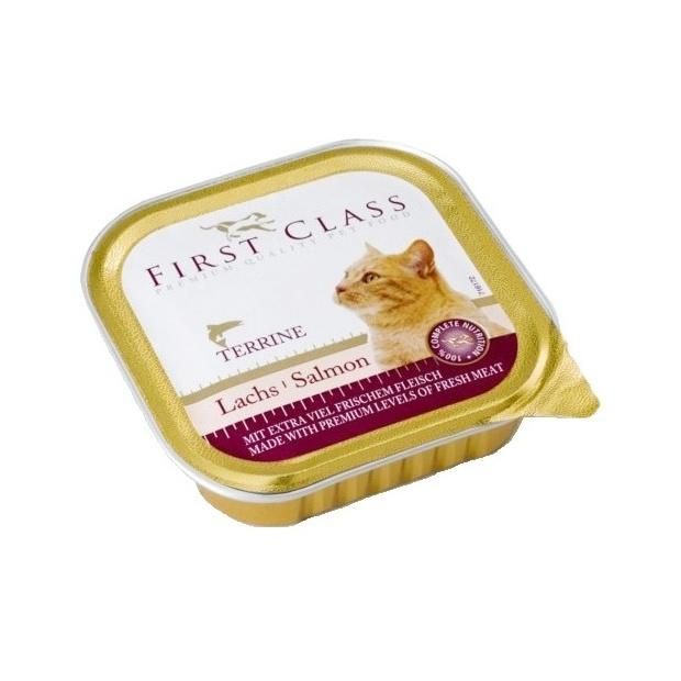 First Class Paštika s lososem pro kočky 100 g