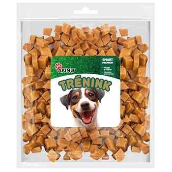 Akinu Trénink lososové kostky pro psy 400g